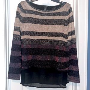 WHBM festive sweater, sz Small. Like new!